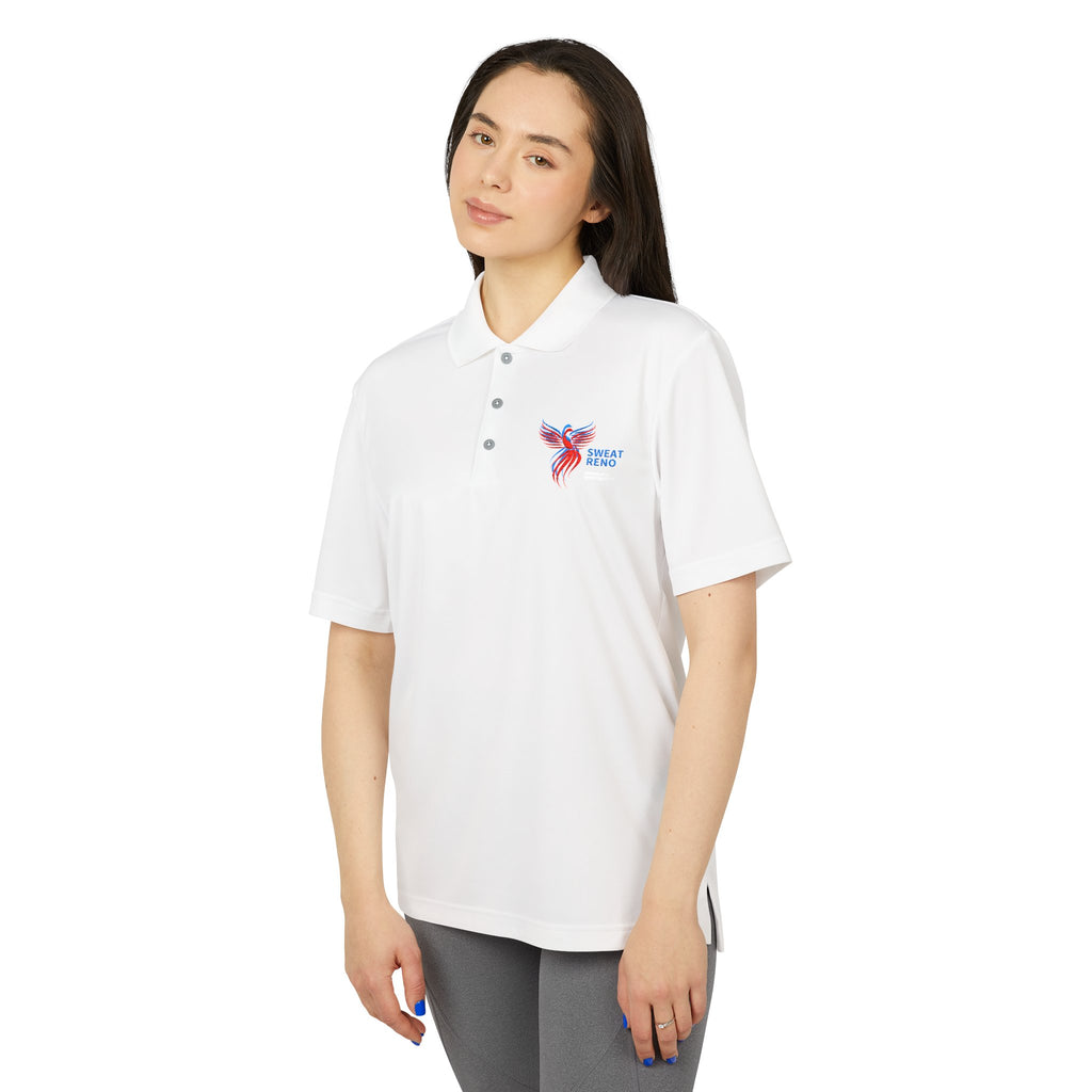 Patriotic Heartbeat Polo — 'Sweet Home' USA Performance Shirt