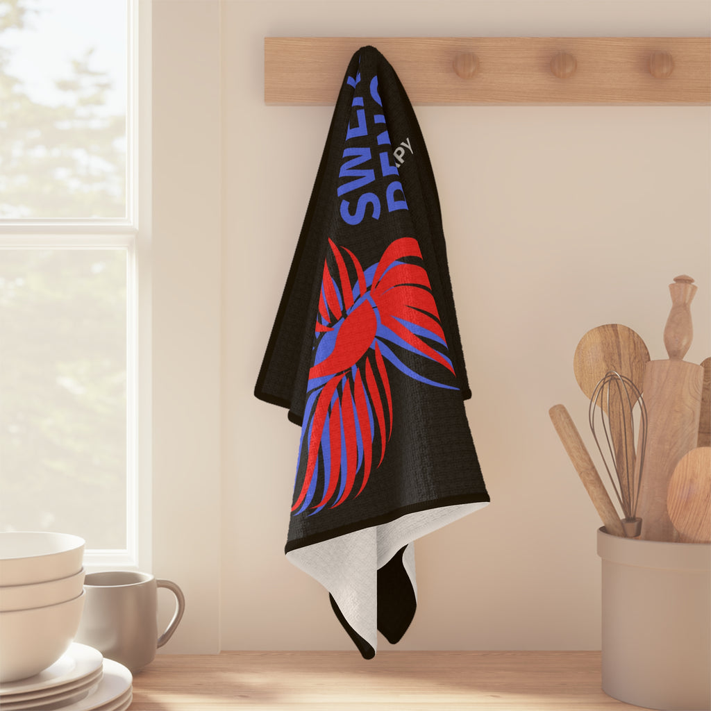 Fitness Microfiber Tea Towel — 'Sweat Reno' Infrared & Cryotherapy Logo