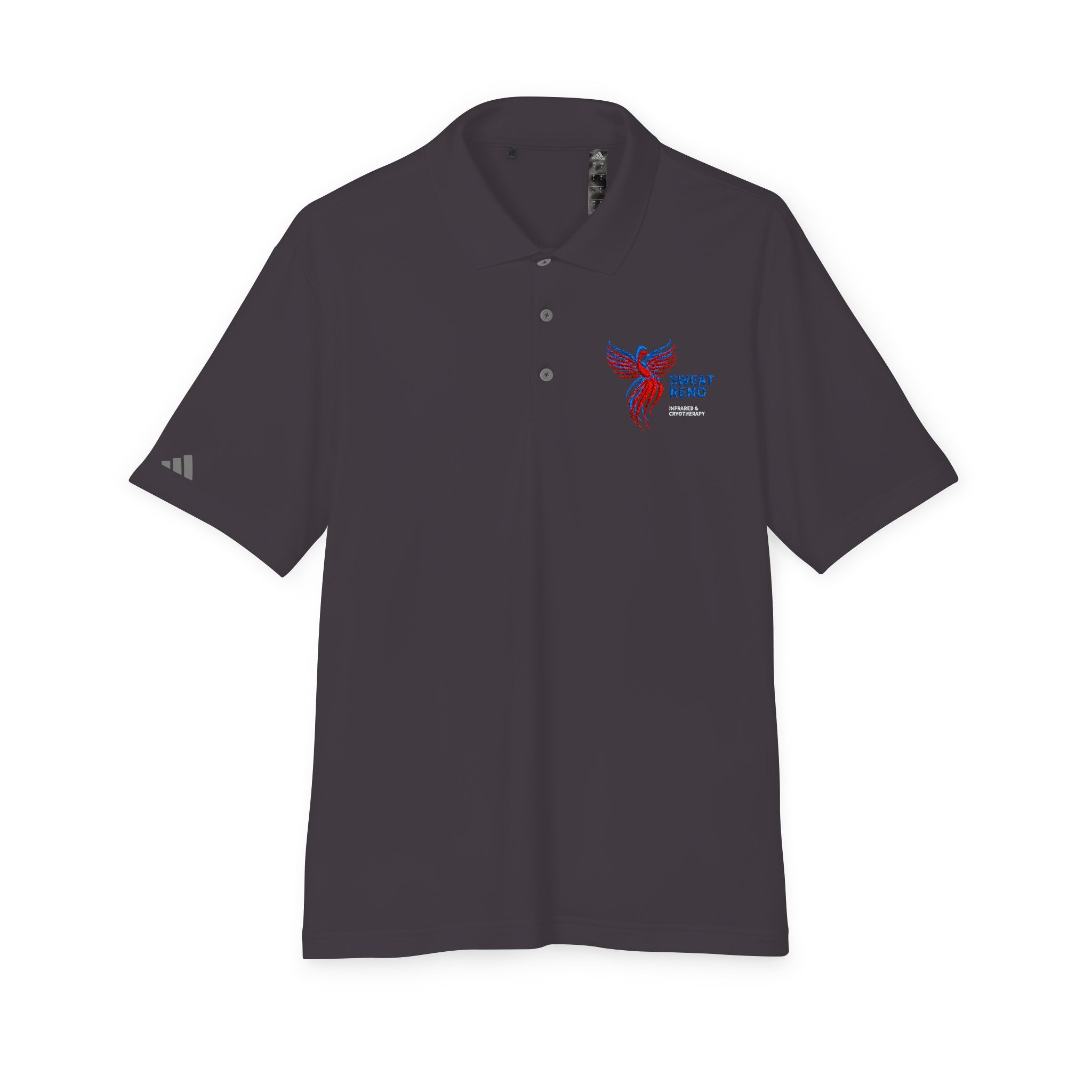 Patriotic Heartbeat Polo — 'Sweet Home' USA Performance Shirt