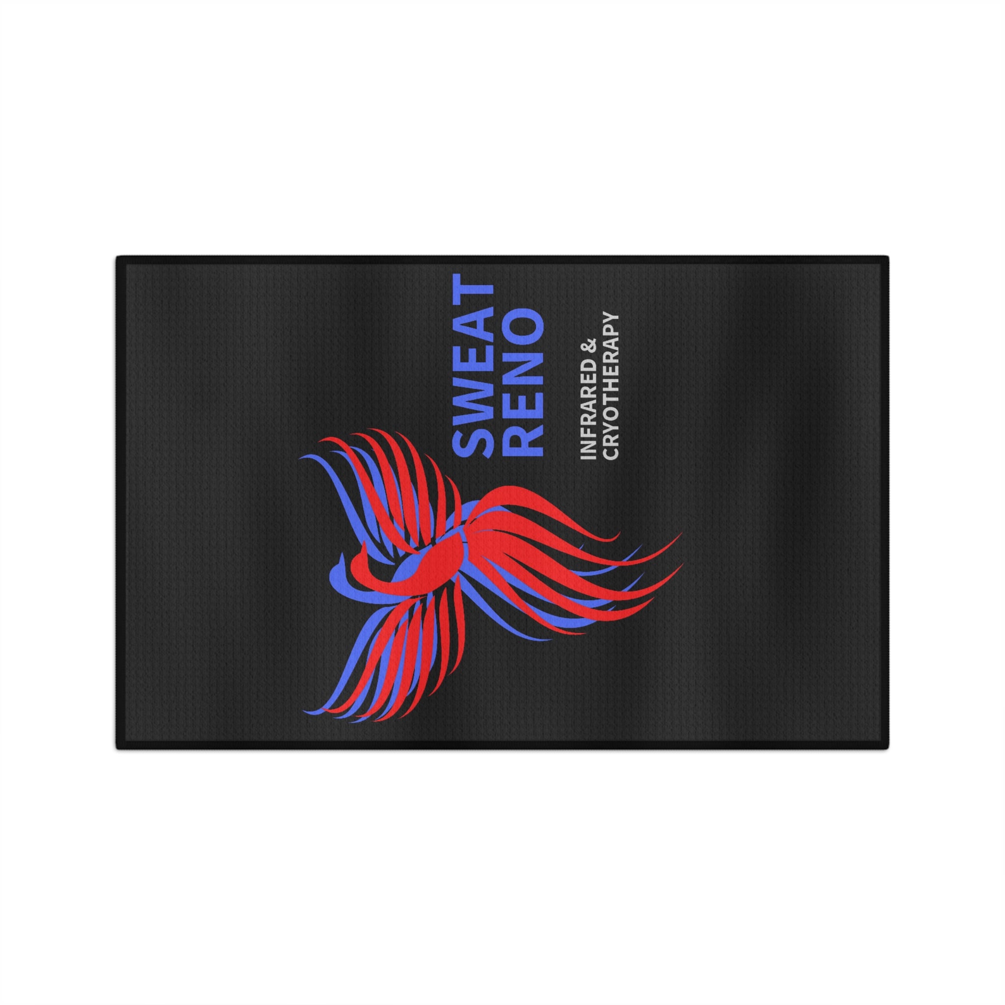 Fitness Microfiber Tea Towel — 'Sweat Reno' Infrared & Cryotherapy Logo