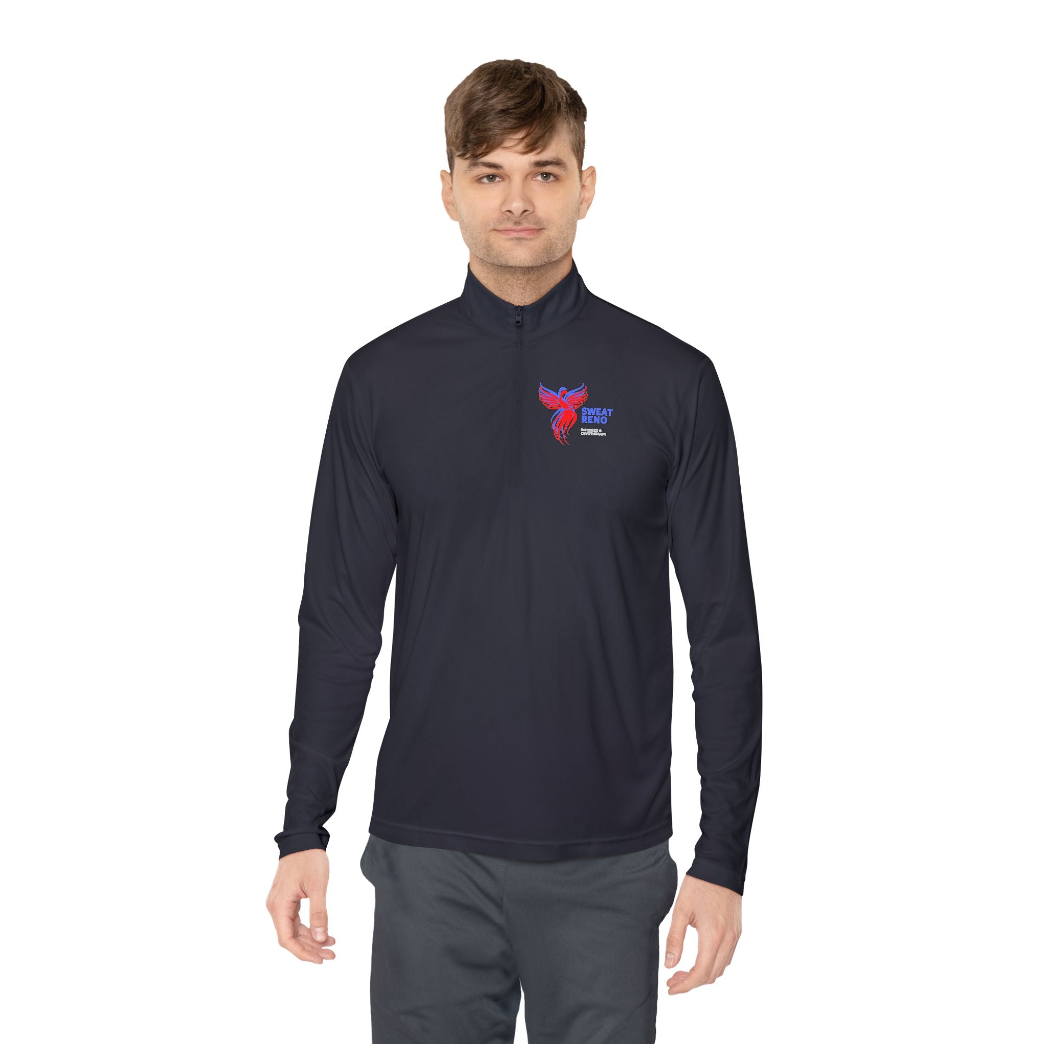 Quarter-Zip Pullover — Sweat Reno Phoenix Logo Athletic Half-Zip
