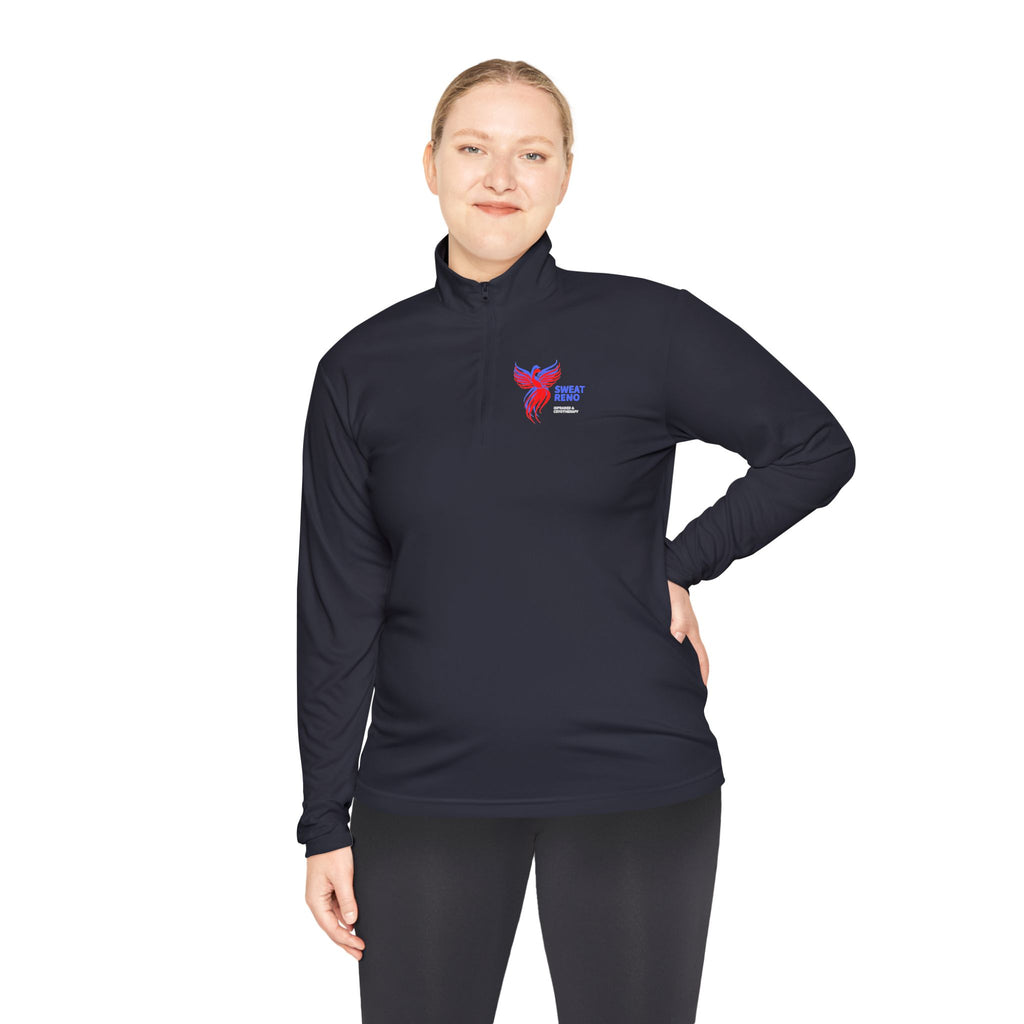 Quarter-Zip Pullover — Sweat Reno Phoenix Logo Athletic Half-Zip