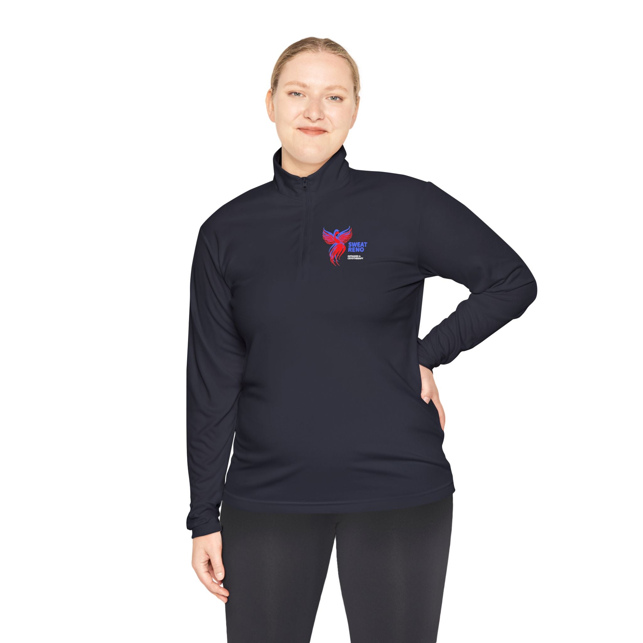 Quarter-Zip Pullover — Sweat Reno Phoenix Logo Athletic Half-Zip