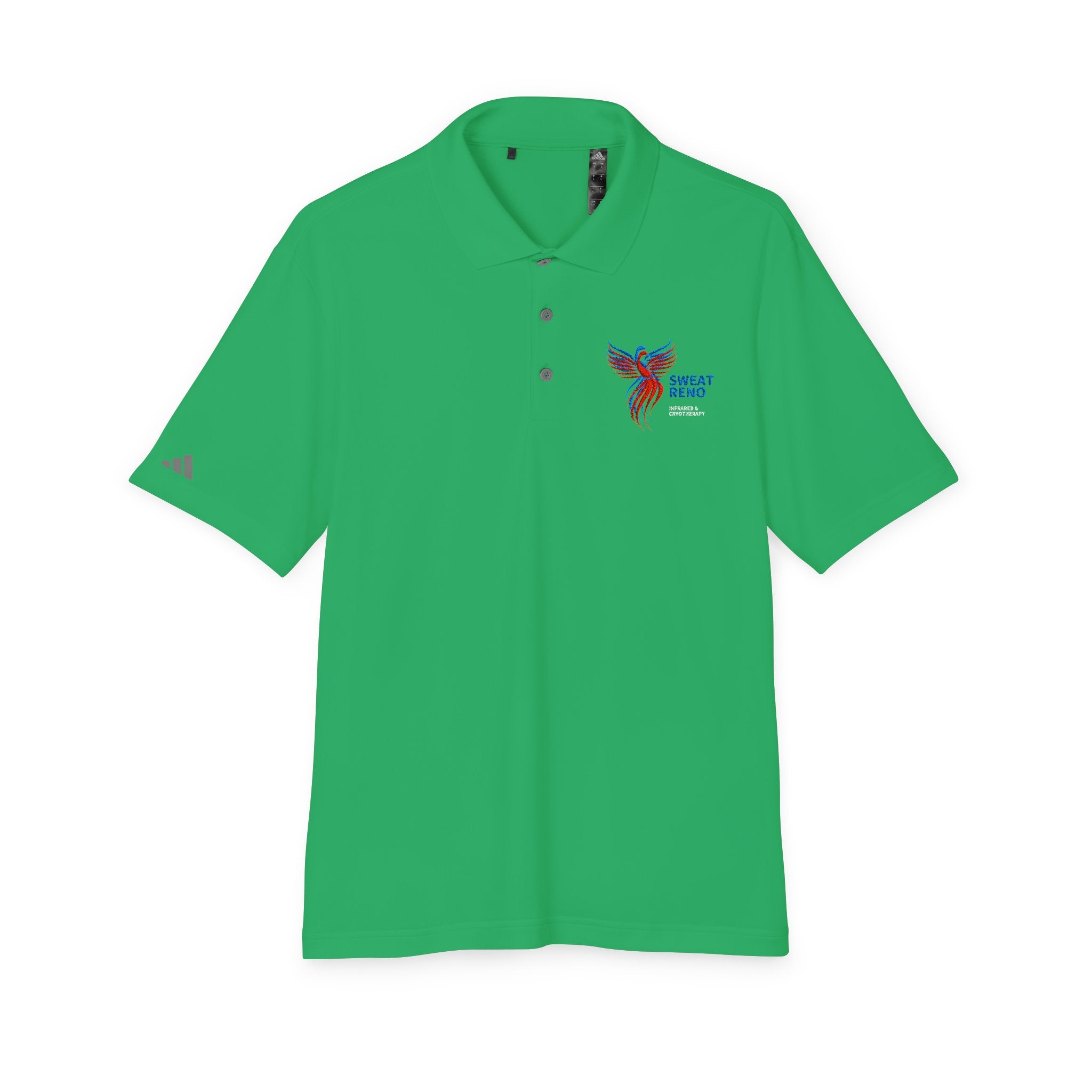 Patriotic Heartbeat Polo — 'Sweet Home' USA Performance Shirt